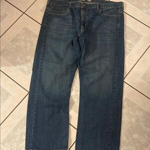 Levi's 569 Blue Relaxed Jeans Size W42 L32